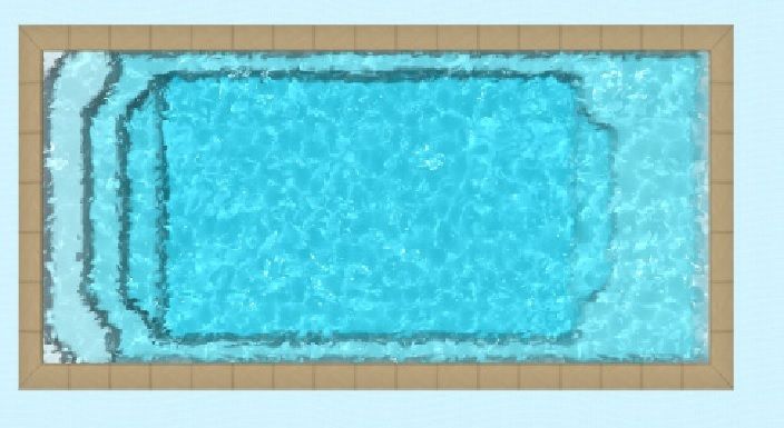 piscine coque polyester fond plat dimension 9 x 4 profondeur 1.6 ( evolutive 9) à Formerie  60220