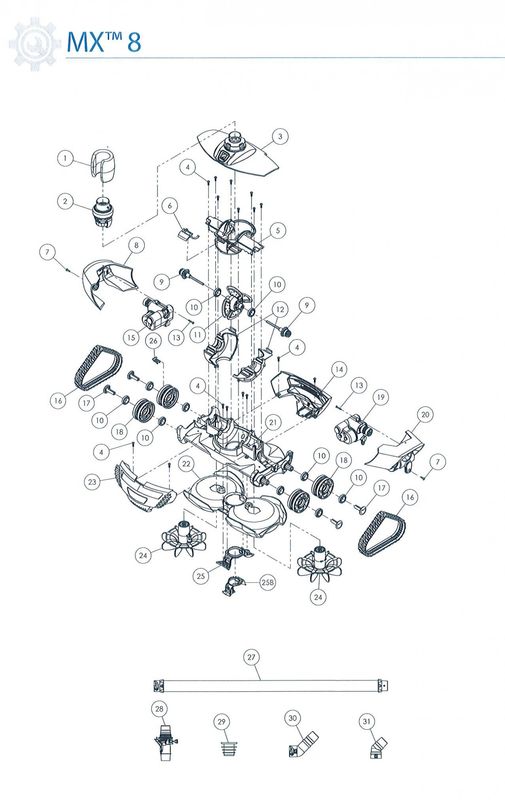 ROBOT NETTOYEUR HYDRAULIQUE MX8 PRO - ZODIAC