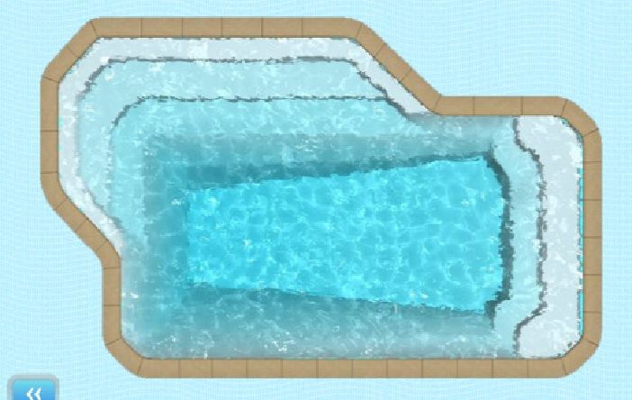 PISCINE COQUE LAGOON TROPICAL - 9M x 5M20