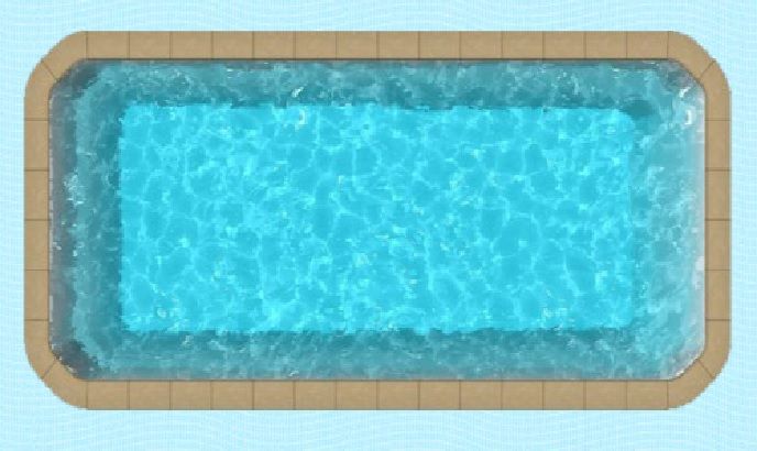 PISCINE COQUE SWEETY - 7M60 X 3M40